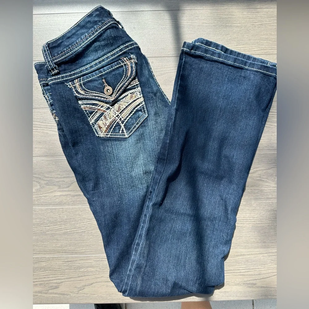 Rue 21 TwentyOne Black Size Curvy 3/4 Regular Low Rise Slim Boot - Picture 2 of 11